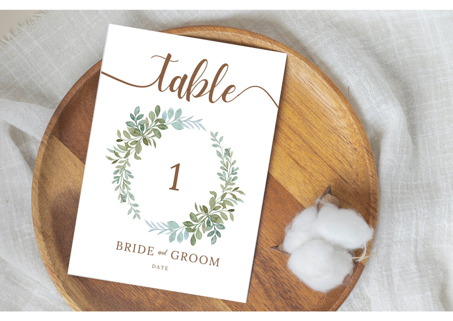 Floral Table card - Digital Product