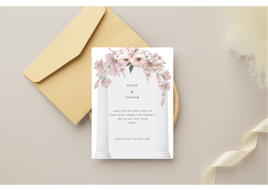Classical Wedding Invitation - Digital Product