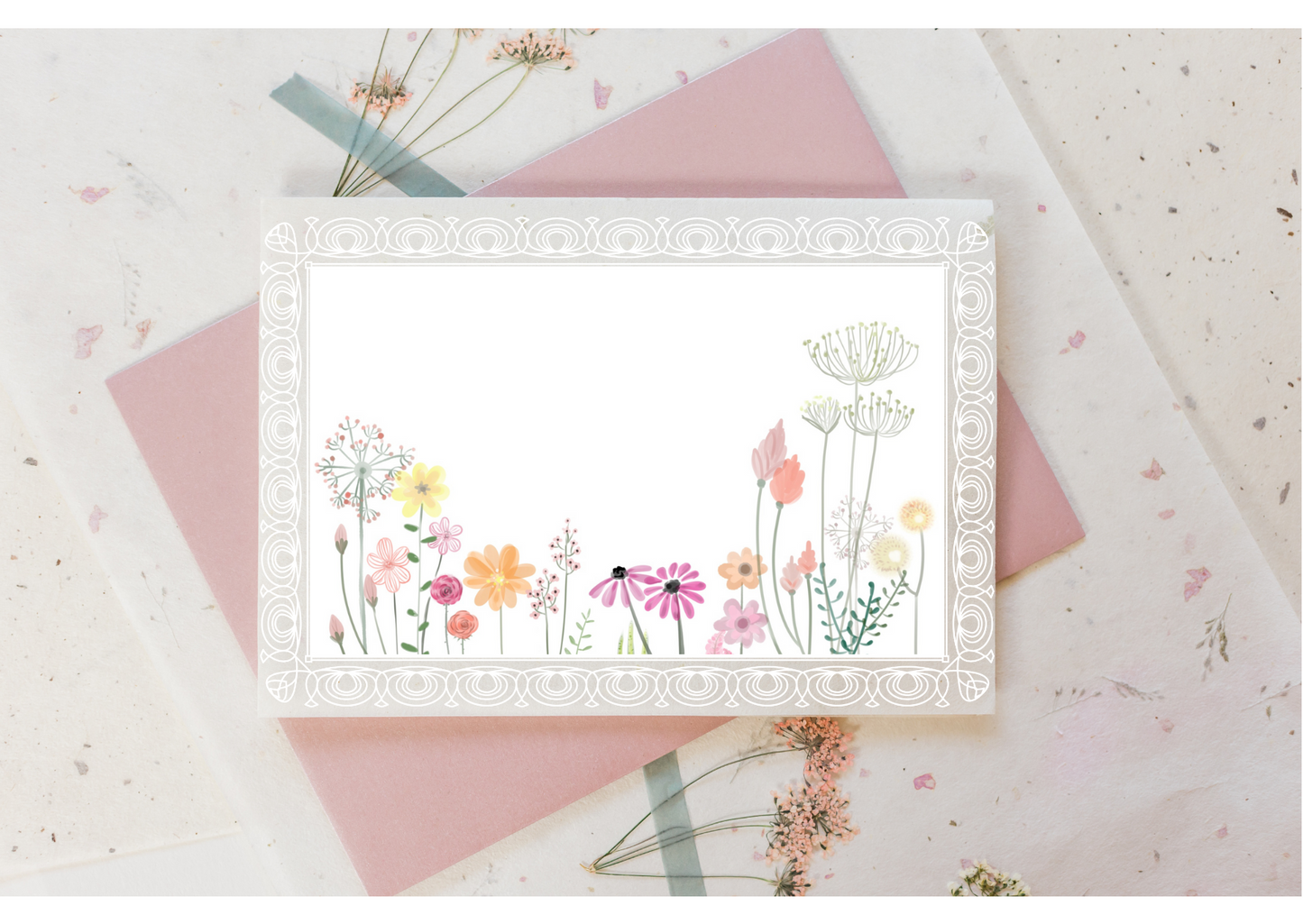 Floral Seating card - Digital Product