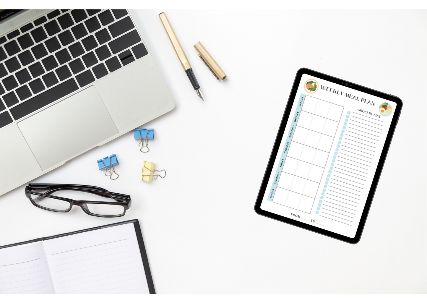 Weekly Meal Plan - Digital Product