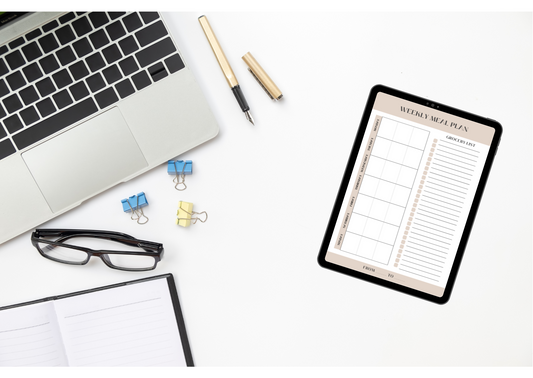 Simple Weekly Meal Plan - Digital Product