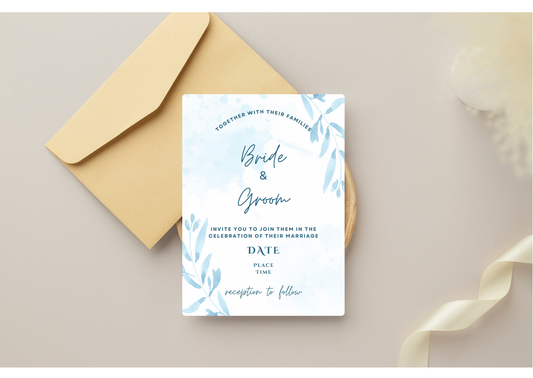 Frozen Wedding Invitation - Digital Product